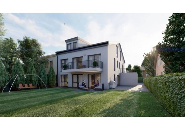 NEUBAUExklusiv ausgestattete 4-Zi.-Maisonette-Wohnung in innovativer Architektur in Bestlage v. Trudering!
