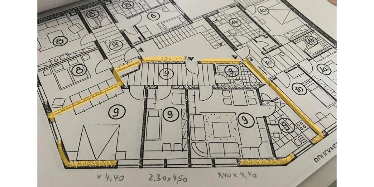 Etagenwohnung Mönchengladbach Süd - 3 Zimmer, 72 m&sup2;, 145.000&euro; | Angebot:26675334
