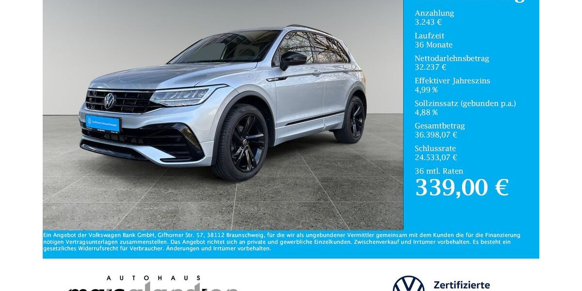 VW Tiguan 40.045 km 34.880 &euro; Pronsfeld 54597