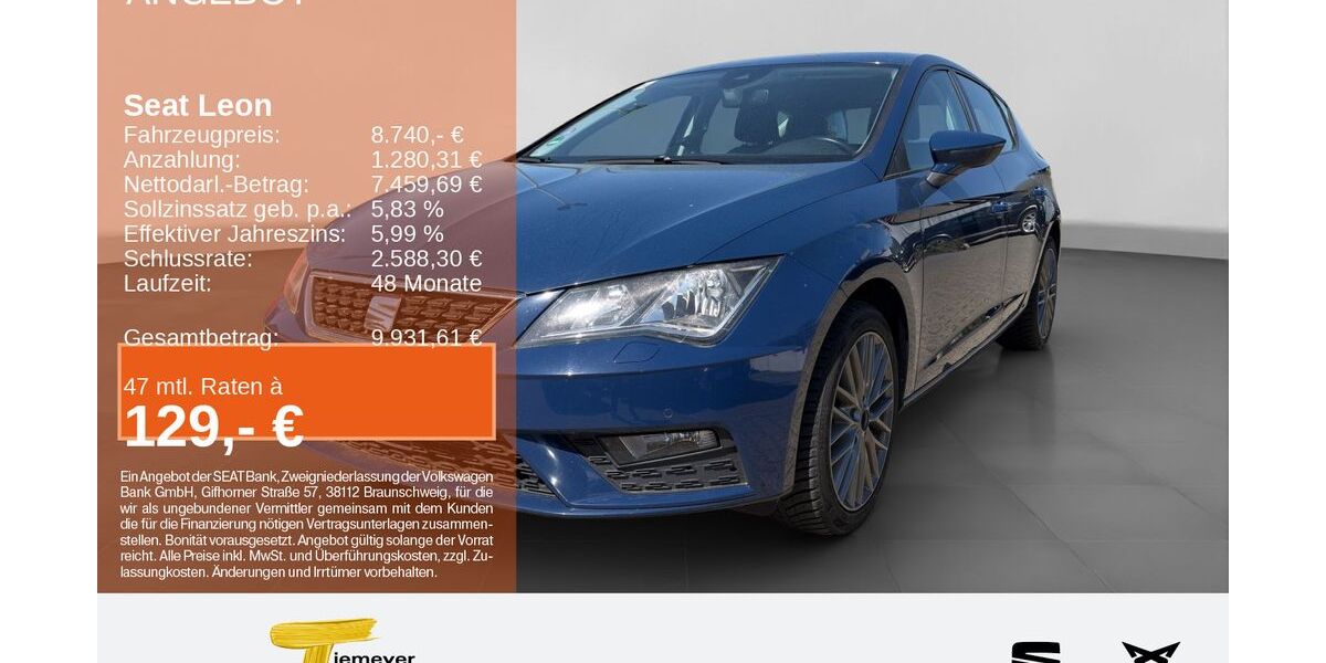 Seat Leon 132.184 km 8.740 &euro; Lüdenscheid 58513