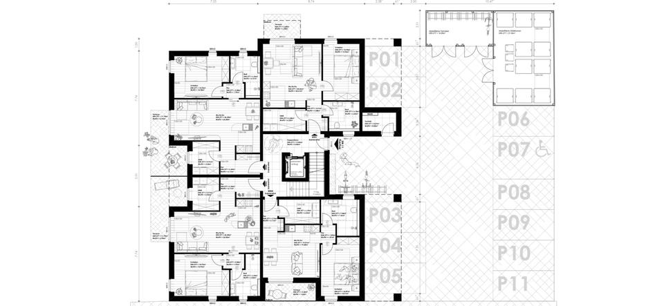 Etagenwohnung Oldenburg Drielaker-Moor - 2 Zimmer, 54 m&sup2;, 279.000&euro; | Angebot:26795668