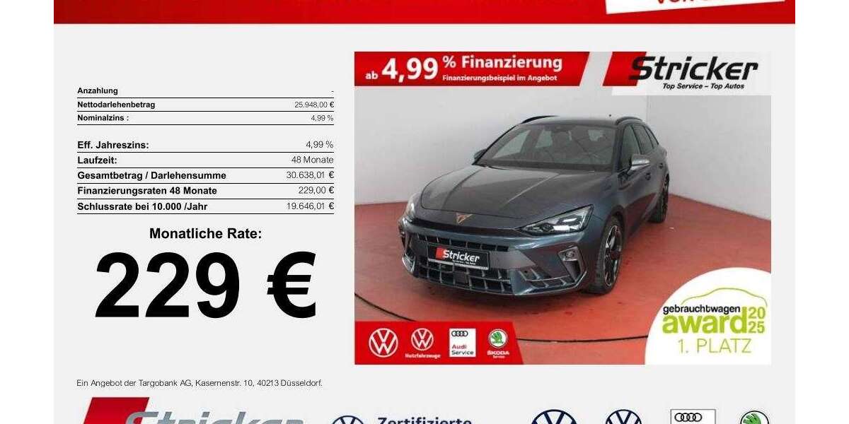 Cupra Leon 16.557 km 25.948 &euro; Horn-Bad Meinberg 32805