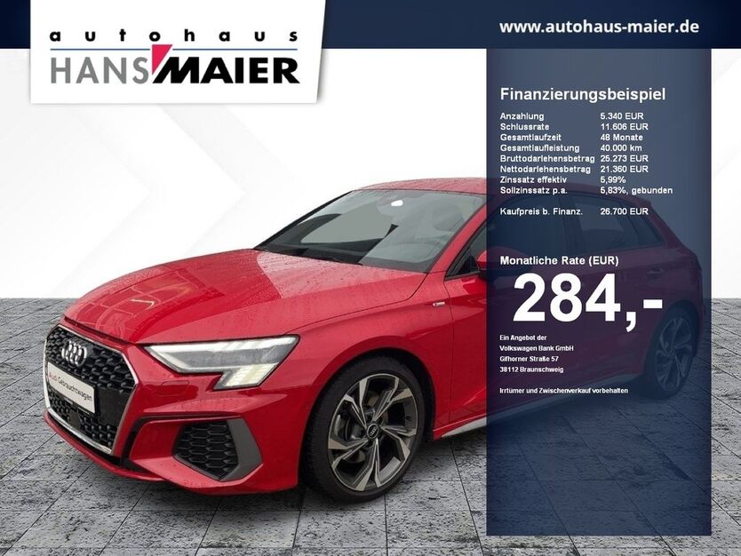 Audi A3 48.646 km 26.700 € Erding 85435