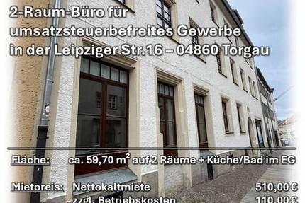 Gewerbeobjekt Torgau - 510&euro; | Angebot:26859302