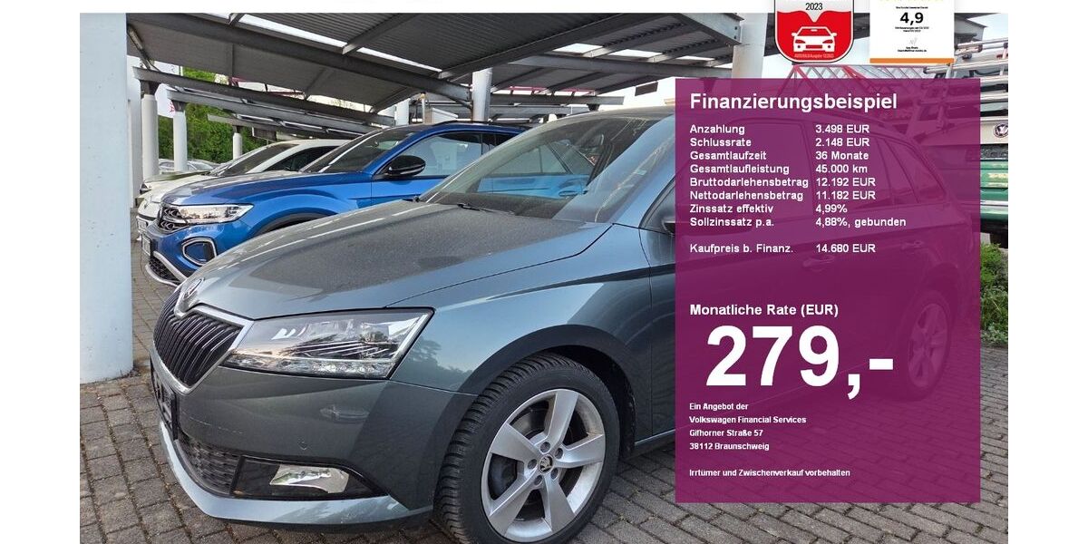 Skoda Fabia 65.700 km 14.680 &euro; Albbruck 79774