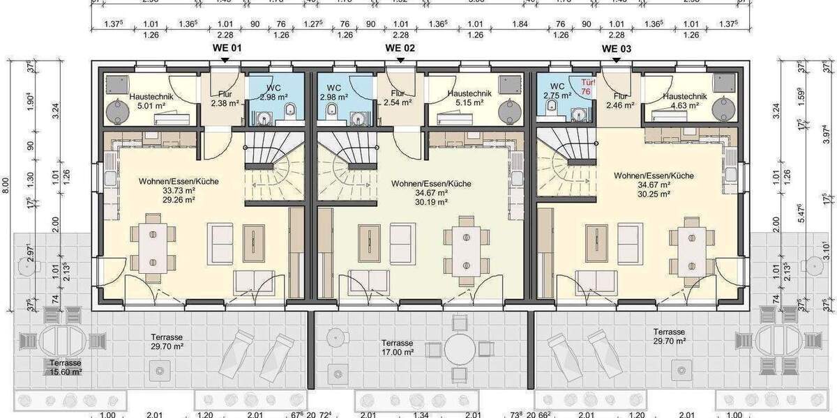 Reihenendhaus Hamburg Bergstedt - 5 Zimmer, 126 m&sup2;, 669.000&euro; | Angebot:25278794
