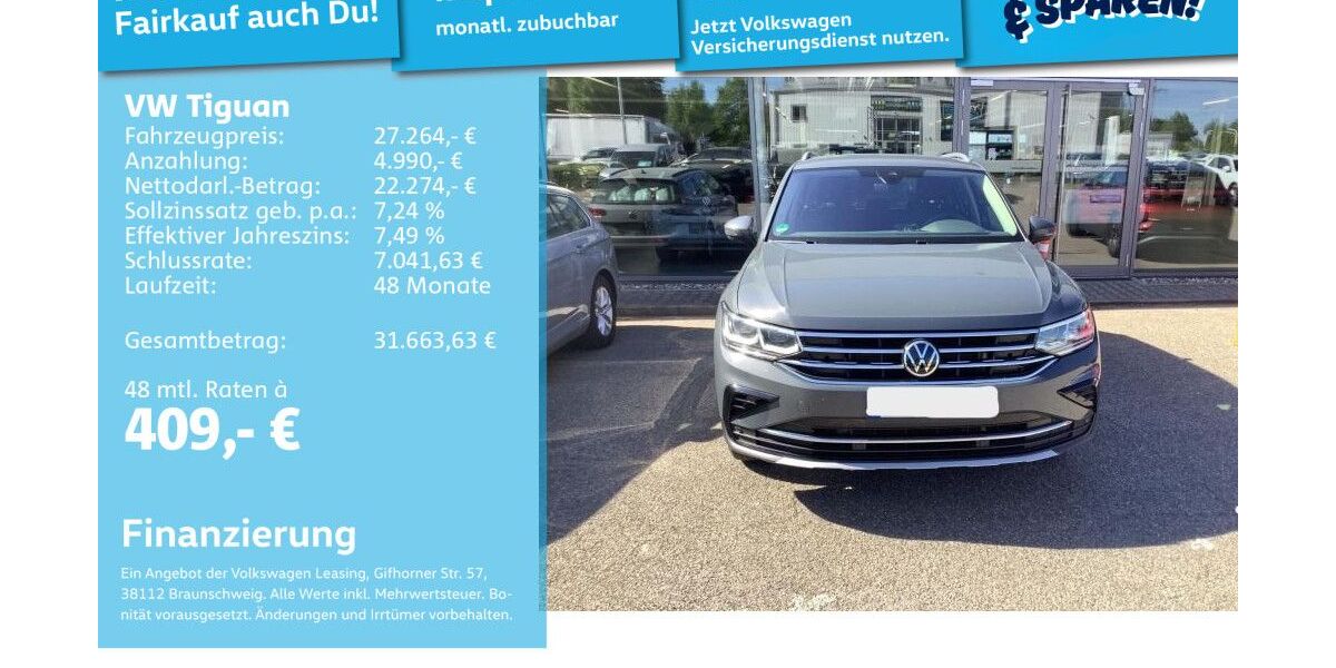 VW Tiguan 52.128 km 26.991 &euro; Mannheim 68309