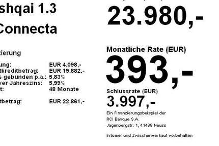 Nissan Qashqai 45.750 km 23.980 &euro; Augsburg 86165