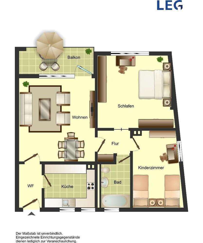 Wohnung zum Mieten in Bocholt 529 € 66 m²
