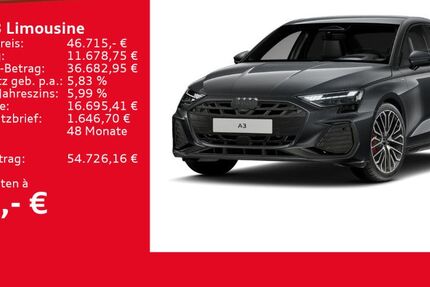 Audi A3 2.001 km 46.715 &euro; Ulm 89073