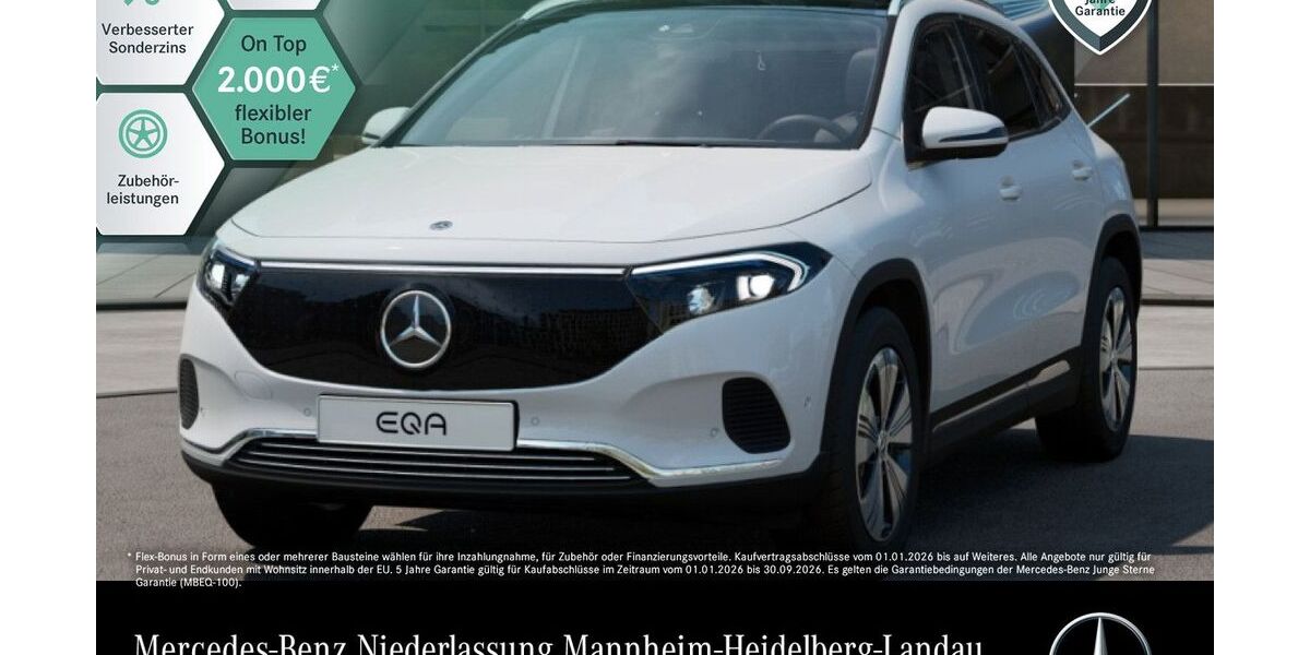 Mercedes-Benz EQA 20.275 km 42.990 &euro; Mannheim 68165