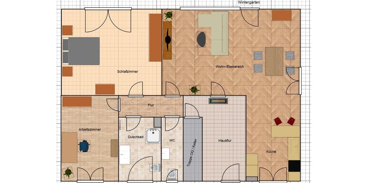 Erdgeschoßwohnung Oldendorf - 2 Zimmer, 110 m&sup2;, 1.210&euro; | Angebot:26417261
