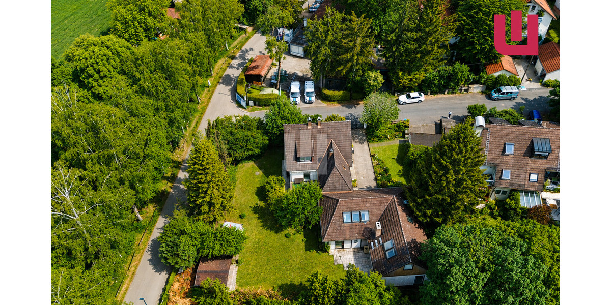 WINDISCH - Großes Grundstück mit Altbestand für ein MFH + Doppelhaus in Ortsrandlage von Gröbenzell - Grundstück Gröbenzell | Angebot:26799220