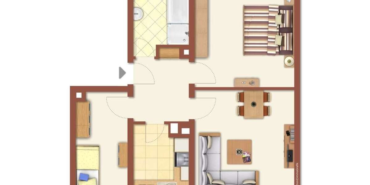 Wohnung zum Kaufen in Mosbach 159.000 € 57.93 m² 3 zimmer