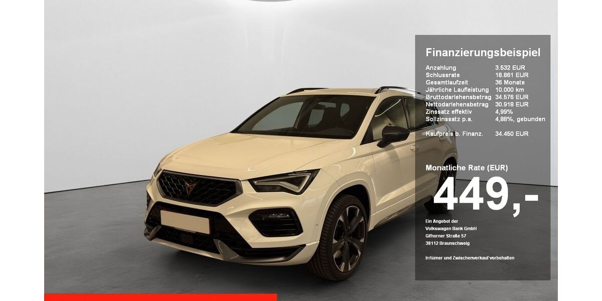 Cupra Ateca 37.276 km 33.790 &euro; Regensburg 93055