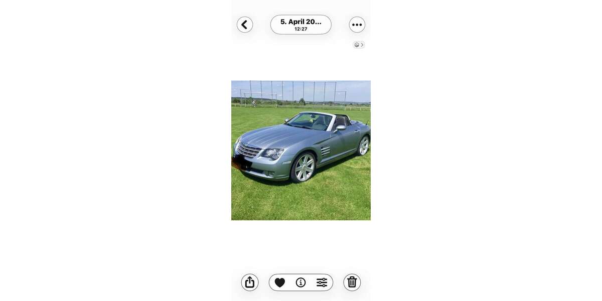 Chrysler Crossfire 114.000 km 9.500 &euro; Bellheim 76756