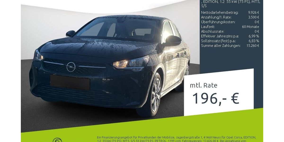 Opel Corsa 15.864 km 13.426 &euro; Stuhr 28816