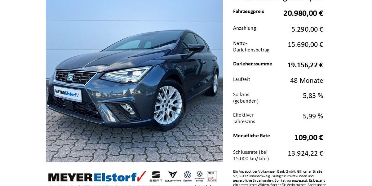 Seat Ibiza 11.800 km 20.980 &euro; Neu Wulmstorf 21629