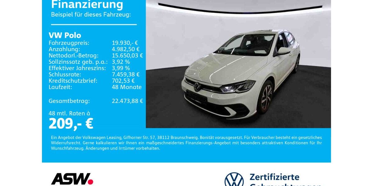 VW Polo 14.990 km 19.930 &euro; Neckarsulm 74172