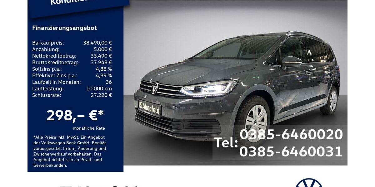 VW Touran 7.500 km 38.490 &euro; Schwerin 19061
