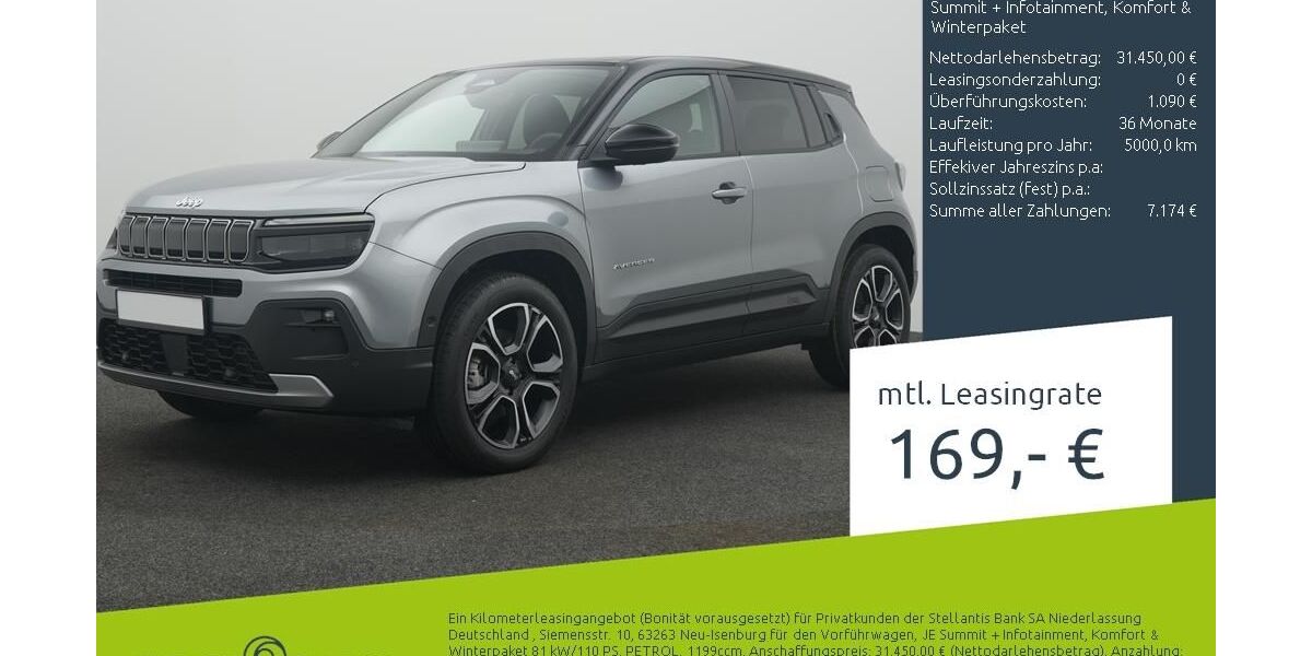 Jeep Avenger 2.500 km 29.160 &euro; Münster - Amelsbüren 48163