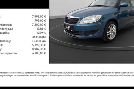 Skoda Fabia 86.913 km 7.999 &euro; Leinefelde-Worbis/DE 37327