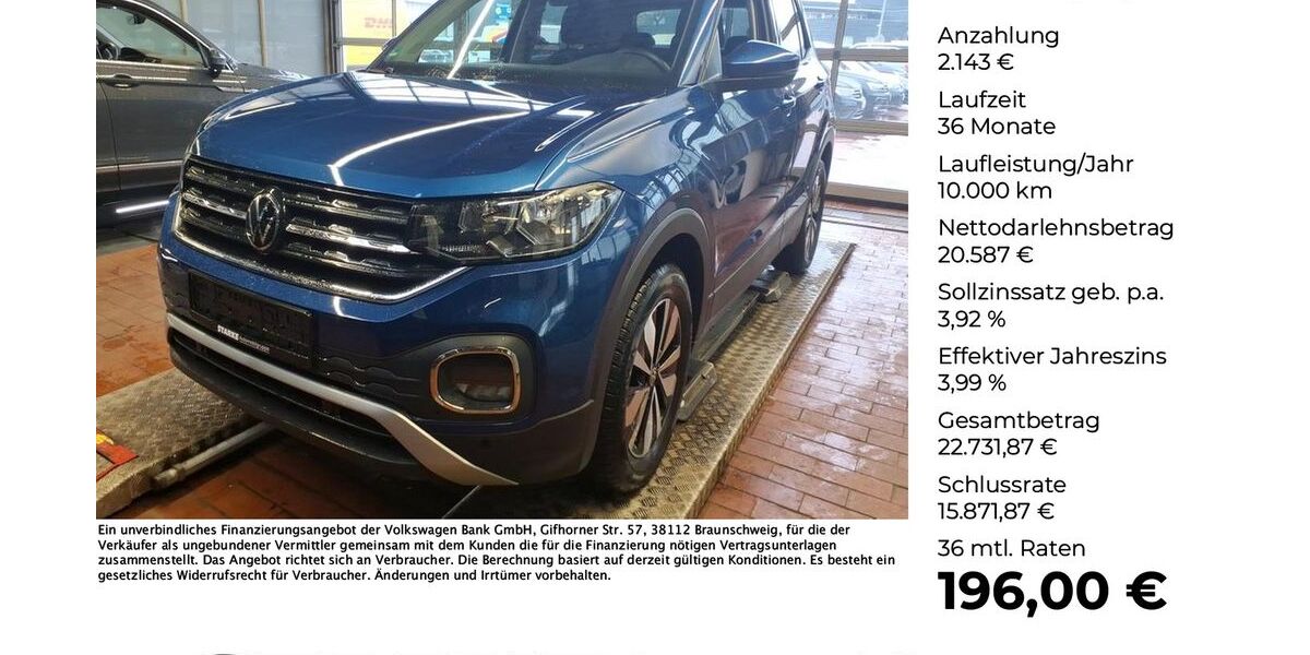 VW T-Cross 17.017 km 22.730 &euro; Osnabrück 49078