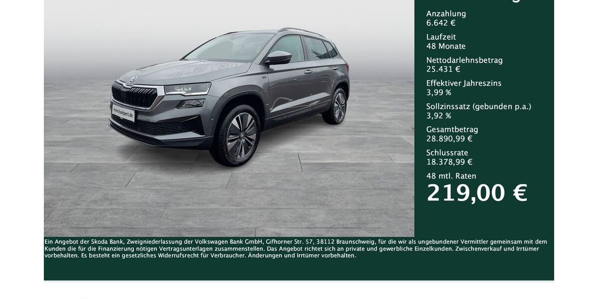 Skoda Karoq 19.445 km 31.991 &euro; Dortmund 44309