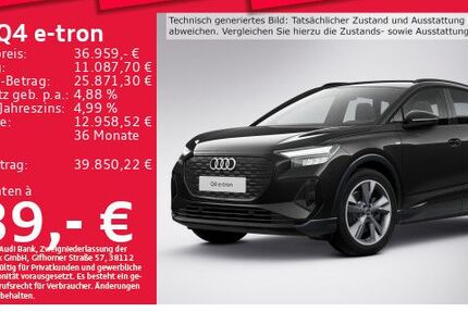 Audi Q4 e-tron 43.494 km 36.959 &euro; München 80935