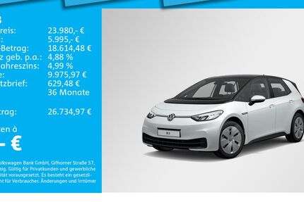 VW ID.3 38.296 km 23.980 &euro; München 80687