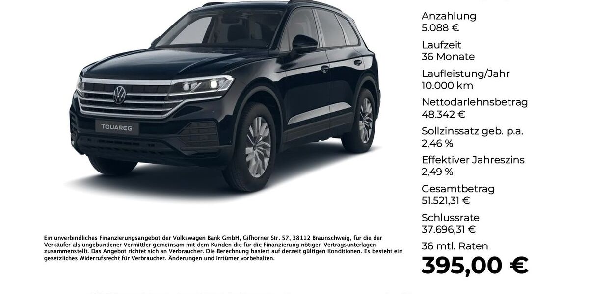 VW Touareg 27.937 km 52.980 &euro; Vechta 49377