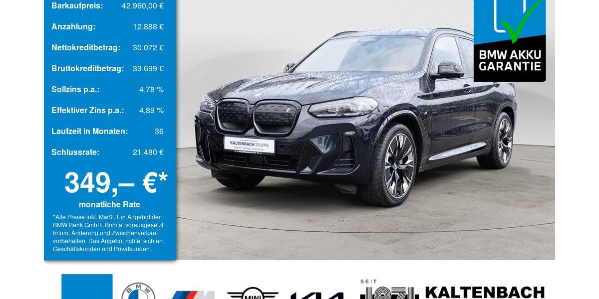 BMW iX3 53.856 km 42.960 &euro; Olpe 57462