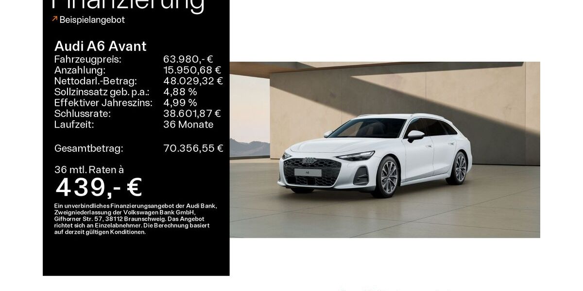 Audi A6 15.147 km 63.980 &euro; Schweinfurt 97424