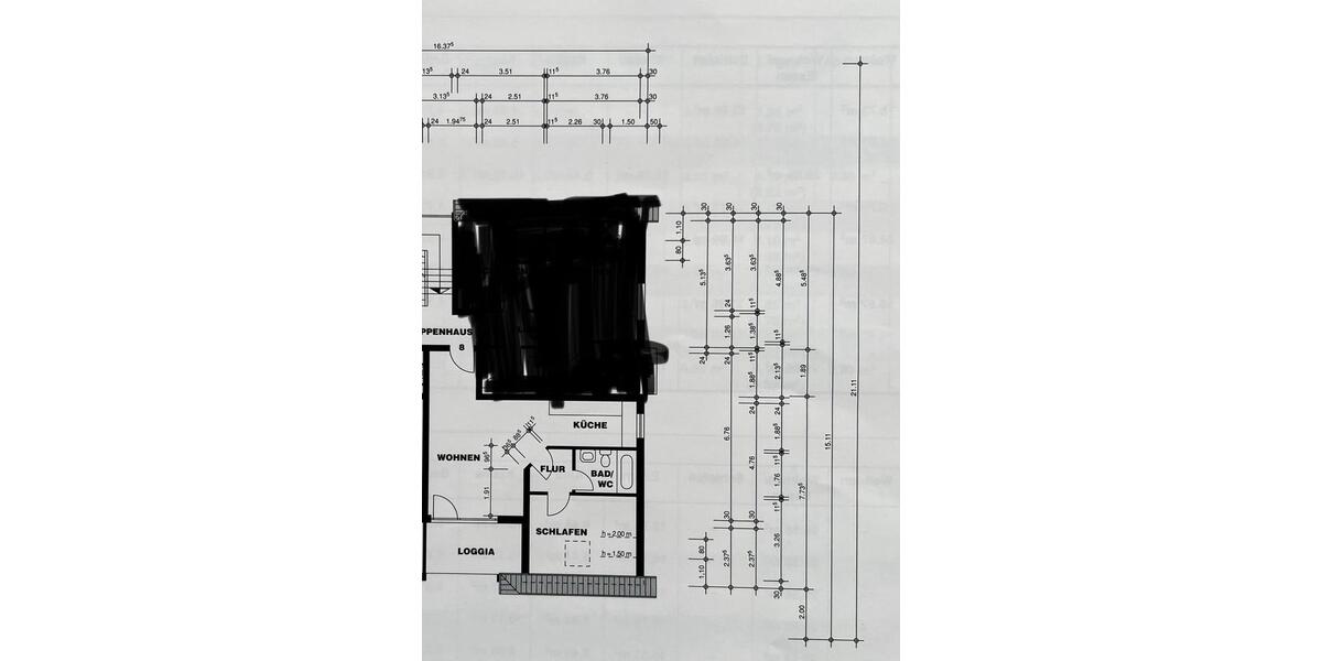 Dachgeschoßwohnung Teutschenthal - 2 Zimmer, 54 m&sup2;, 400&euro; | Angebot:24663636