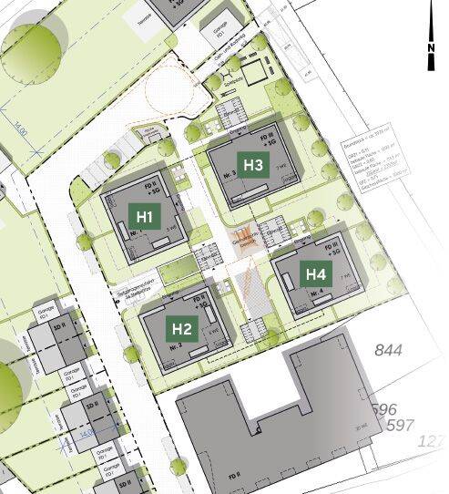 Stilvoll, nachhaltig, barrierearm Eigentumswohnung mit Weitblick im modernen 7-Parteienhaus 3 zimmer