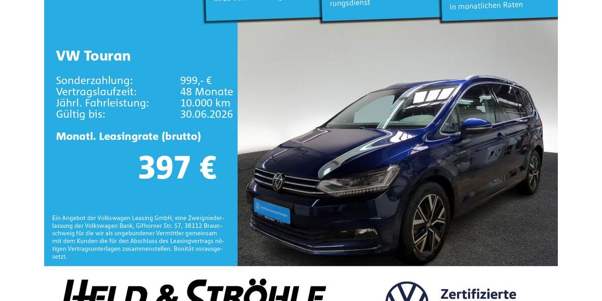 VW Touran 3.403 km 41.560 &euro; Neu-Ulm 89231