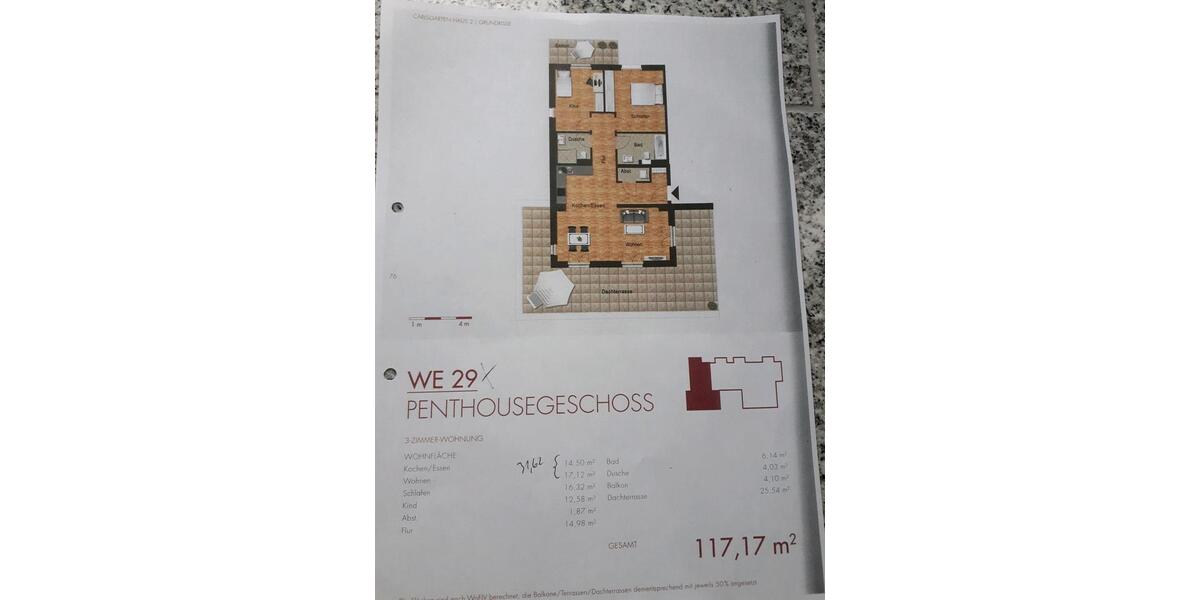 Penthouse in ruhiger Lage von Bad Kreuznach 3 zimmer