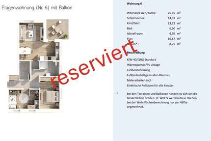 Wohnung Wurster Nordseeküste - 3 Zimmer, 87 m&sup2;, 293.000&euro; | Angebot:26986426