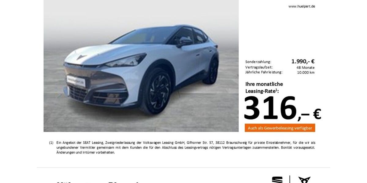 Cupra Tavascan 9.721 km 39.444 &euro; Dortmund 44269
