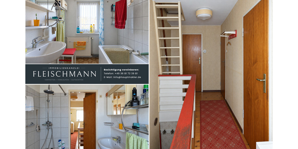 Doppelhaushälfte mit Garten in Weimar-Oberweimar – Sanierungsobjekt in Top-Schullage - Doppelhaushälfte Weimar Ehringsdorf | Angebot:27374677