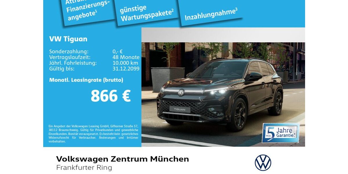 VW Tiguan 3.000 km 59.981 &euro; München 80807