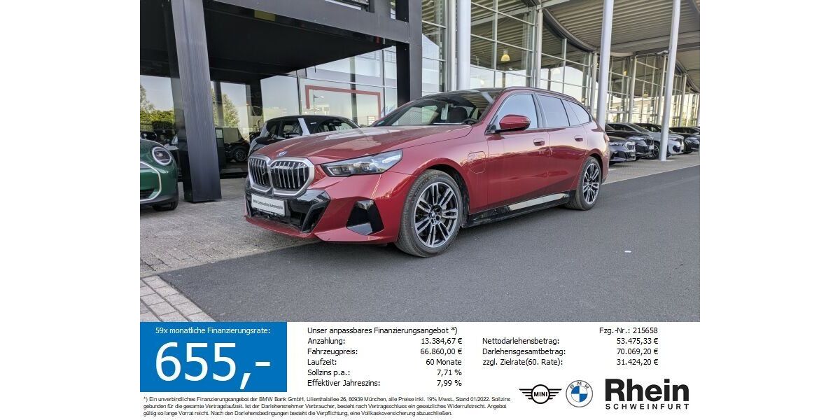 BMW 550 11.503 km 66.860 &euro; Schweinfurt 97424