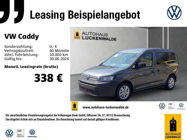 VW Caddy 5.240 km 32.444 &euro; Luckenwalde 14943
