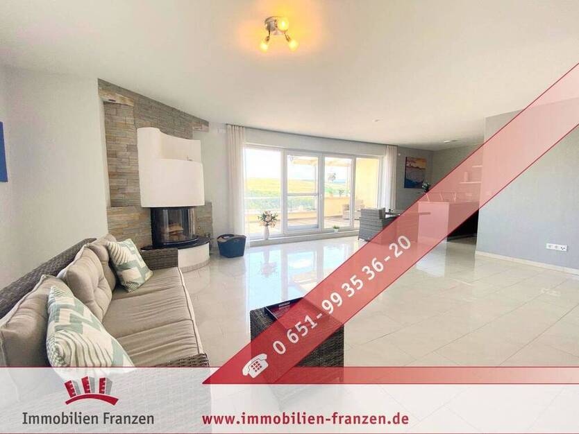 Stilvolle Eigentumswohnung mit erstklassiger Ausstattung, atemberaubendem Ausblick & idealer Lage nahe Trier!