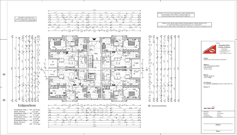 Etagenwohnung Werlte - 3 Zimmer, 76 m&sup2;, 830&euro; | Angebot:26680536