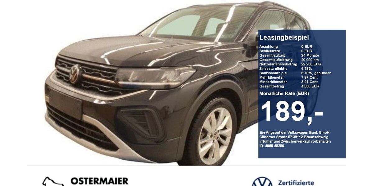 VW T-Cross 15.280 km 22.250 &euro; Mühldorf am Inn 84453