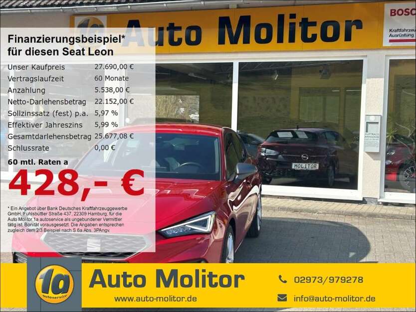 Seat Leon 13.800 km 27.690 € Eslohe 59889