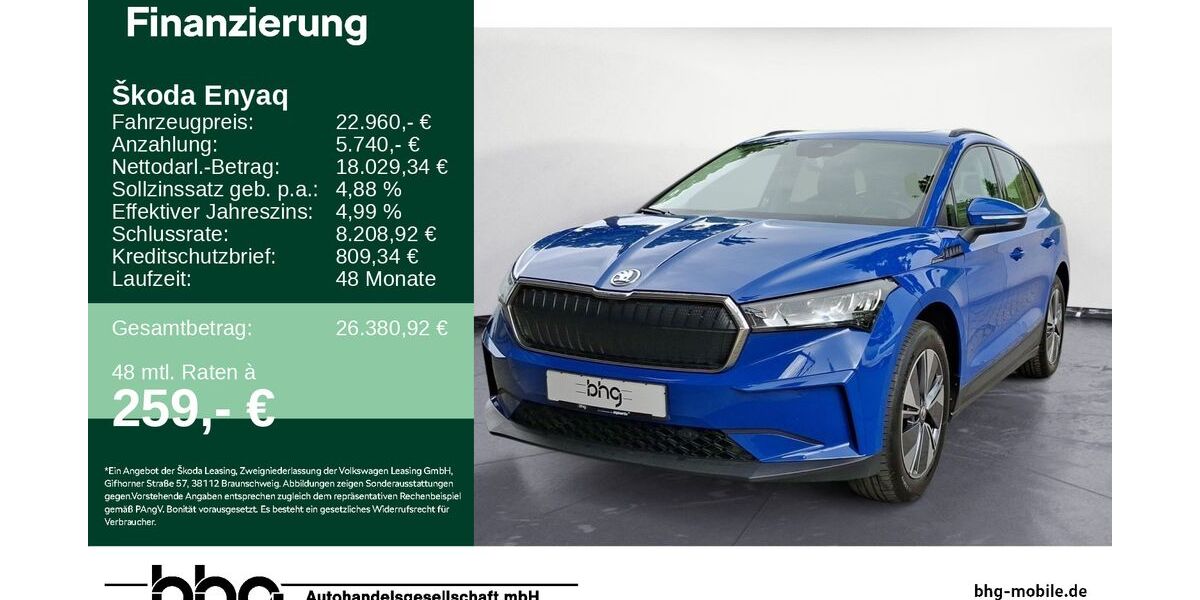 Skoda Enyaq 31.557 km 22.960 &euro; Bühl 77815