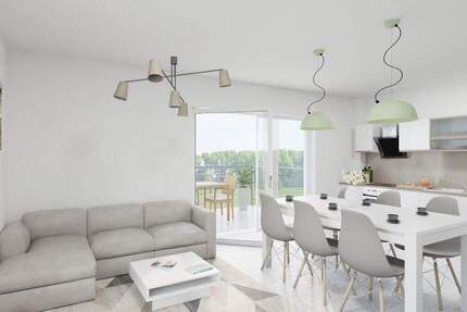 Moderne 3,5-Zi.-OG-Whg. in Ergenzingen - zentral mit Balkon & VVS-Bahnhof fußläufig in 5 Min. 3 zimmer