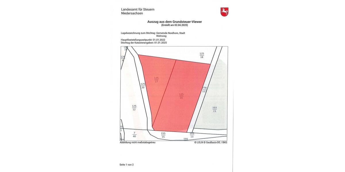 Grundstück Nordhorn Bakelde - 30.000&euro; | Angebot:26187206